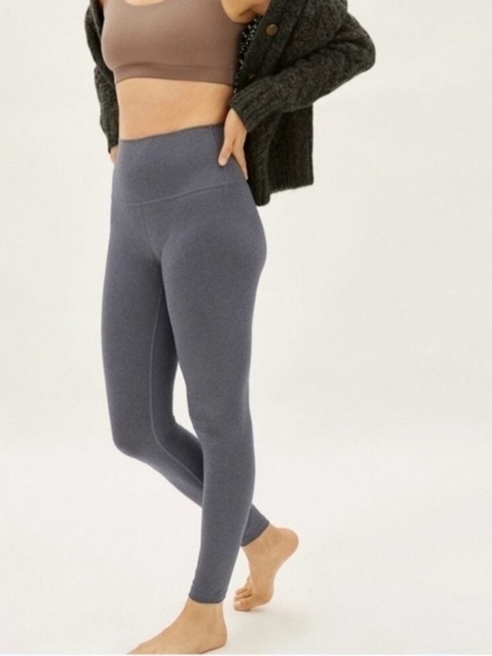 Everlane Perform Leggings in Slate Gray